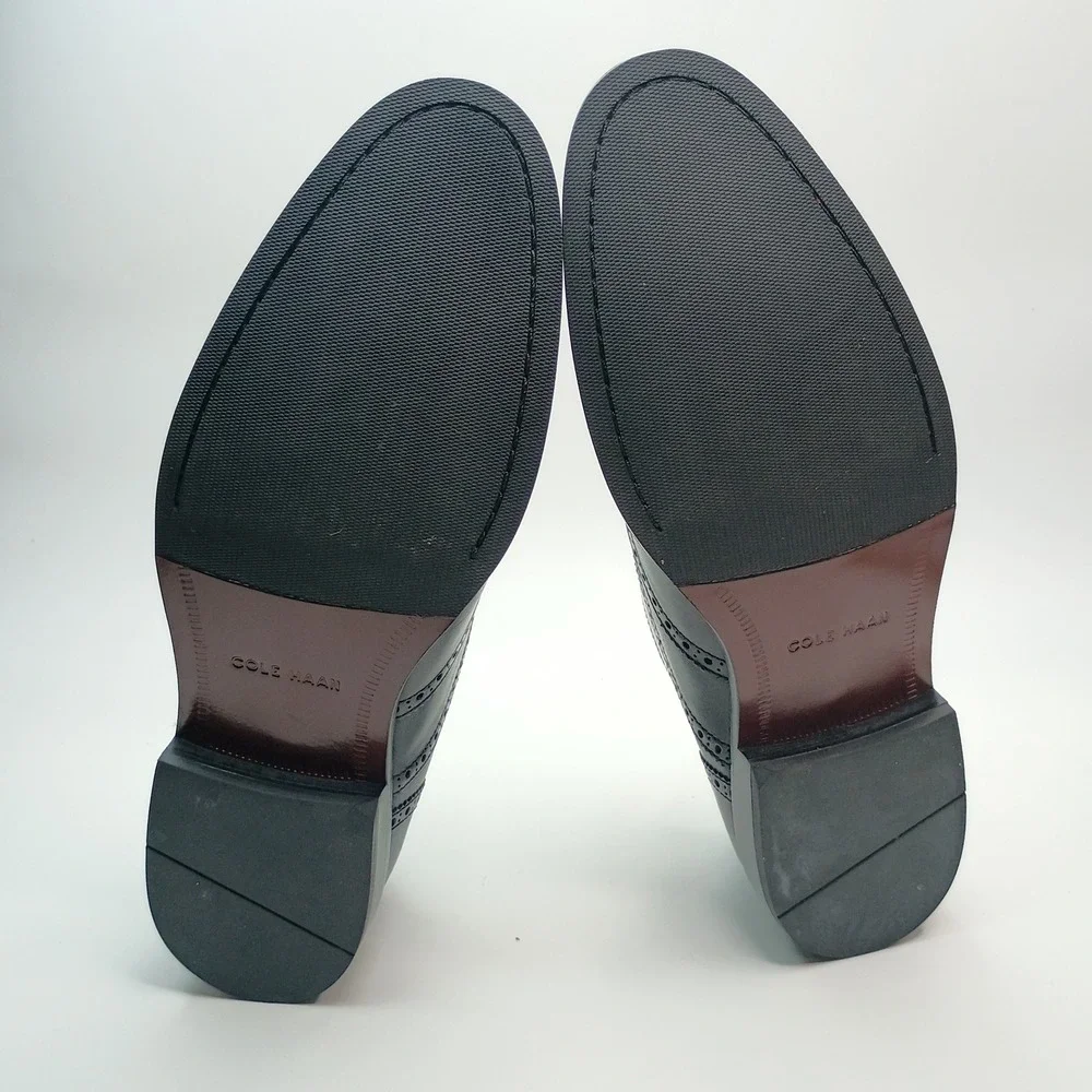 Cole‎ Haan Williams Wingtip Oxford Black Leather Dress Shoes Mens 13M C12209